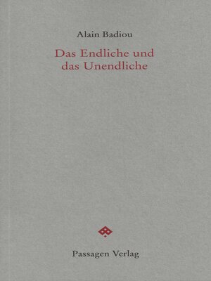 cover image of Das Endliche und das Unendliche